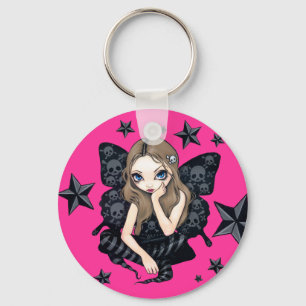 chaveiro de "Skulls and Stars"