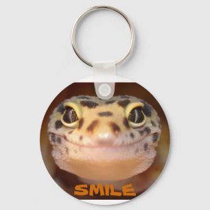Chaveiro de Sorriso de Gecko Leopardo