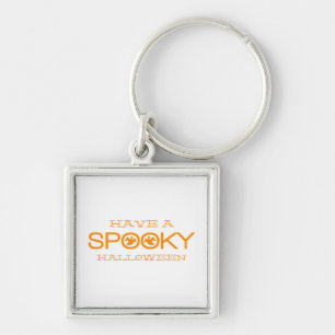 Chaveiro de Spooky Typografia Halloween Premium
