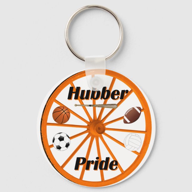 Chaveiro de suporte desportivo do Hubbers Smetport (Frente)