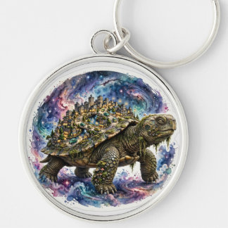 Chaveiro de Tartaruga da Galáxia Fofa