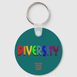 Chaveiro de Teal Personalizado da Diversidade