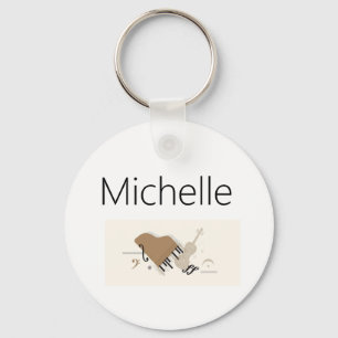 Chaveiro de teclas de piano para crianças, pianist