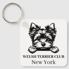 Chaveiro de Tema do Clube Personalizado de Terrier