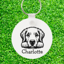 Chaveiro de Tema do Clube Personalizado Labrador