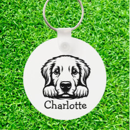 Chaveiro de Tema do Clube Personalizado Labrador