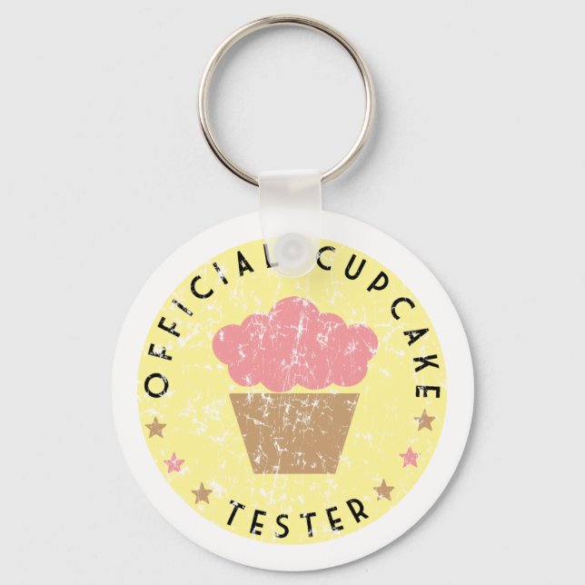 Chaveiro de Testador de cupcake (Frente)
