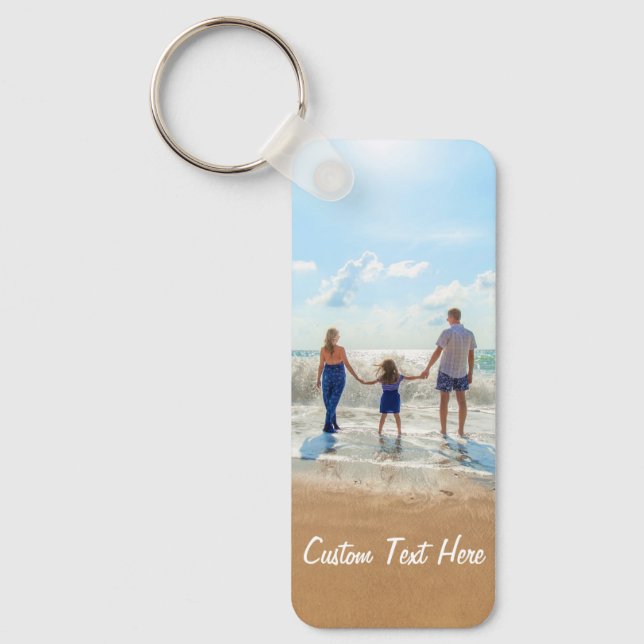 Chaveiro de Texto Fotográfico Personalizado (Frente)