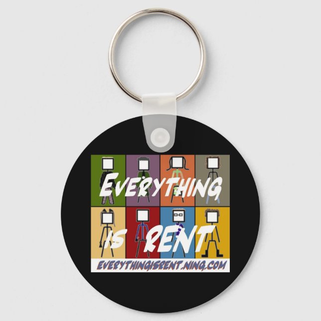 Chaveiro de todas as figuras de 8 pentes (Frente)