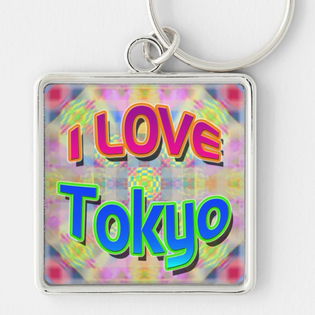 Chaveiro de Tokyo Festival 3 "I LOVE Tokyo" (Frente)