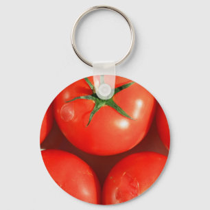 Chaveiro de tomate vermelho