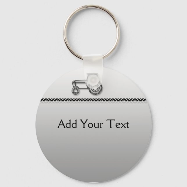 Chaveiro de trator de aço moderno (Frente)