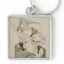 Chaveiro de três teclas