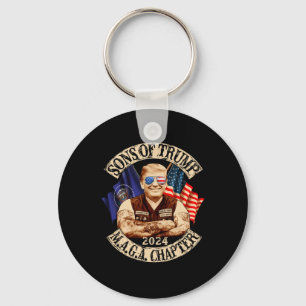Chaveiro De Trump Maga Capítulo 2024 Engraçado