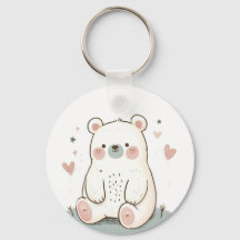 Chaveiro de Urso Bonito - Acessório Adorável para 