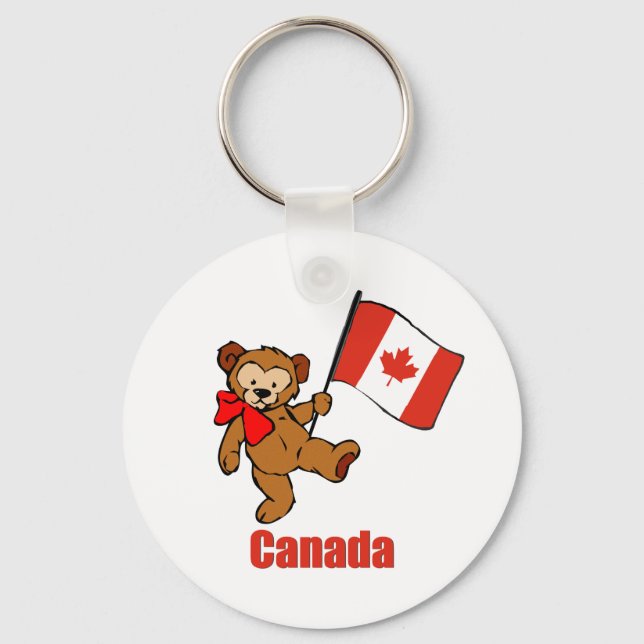 Chaveiro de Urso de Teddy no Canadá (Frente)