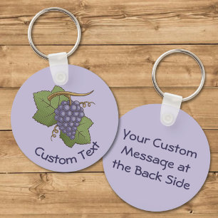 Chaveiro de Uvas Lilac
