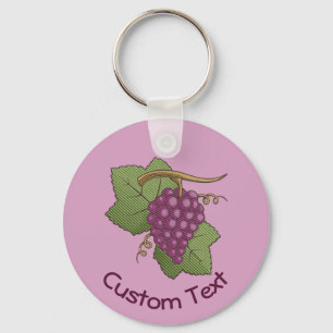 Chaveiro de Uvas Vermelhas