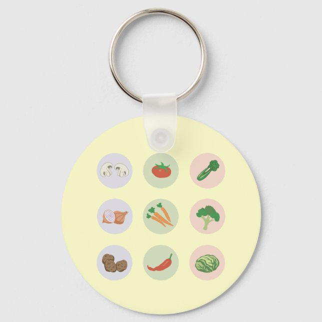 Chaveiro de vegetais (Frente)