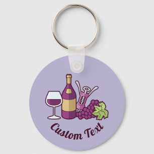 Chaveiro de vinho tinto