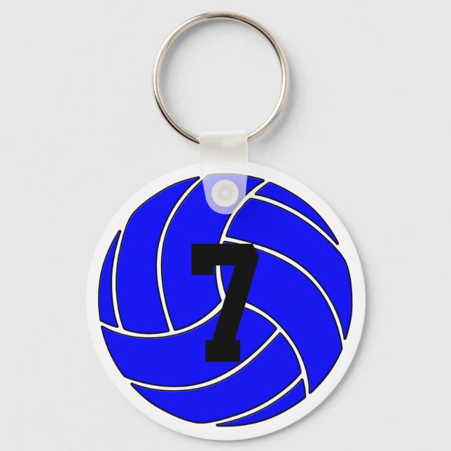 Chaveiro de Voleibol Azul (Toque-Chave) (Frente)