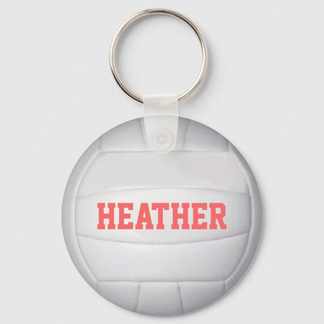 Chaveiro de Voleibol Personalizado (Frente)