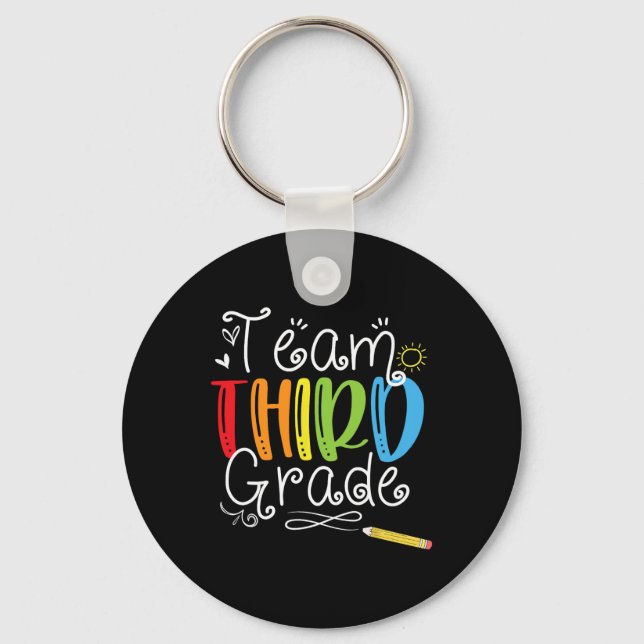 Chaveiro De Volta À Equipe Da Escola, 3º Grau, Estudantes D (Frente)