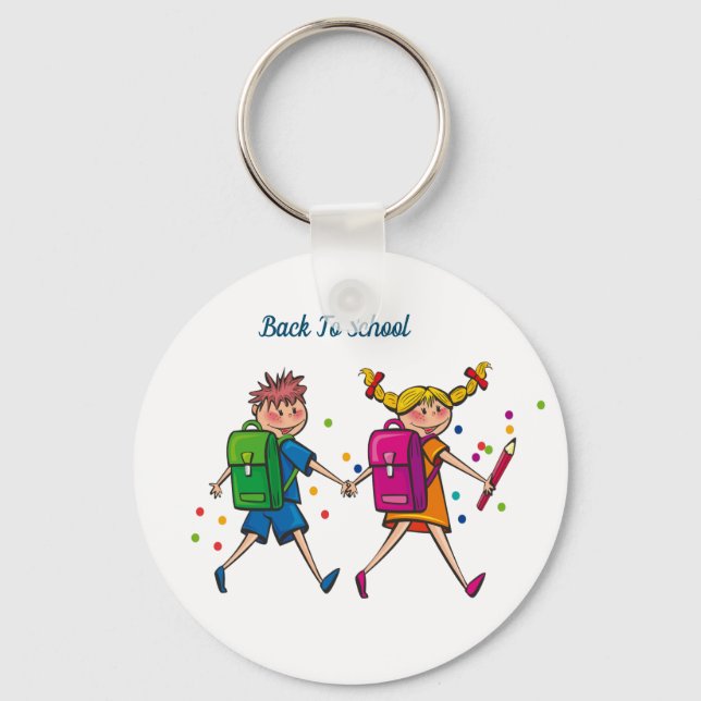 Chaveiro De Volta À Escola (Frente)