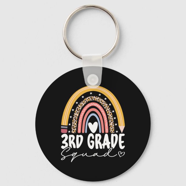 Chaveiro De Volta À Escola Arco-Íris De Terceiro Grau Ensin (Frente)