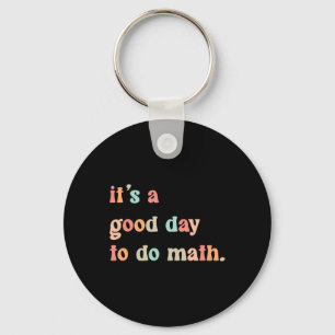 Chaveiro De Volta à Escola É Um Bom Dia Para Fazer Matemáti