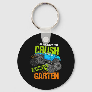 Chaveiro De volta à escola estou pronto para esmagar o jard