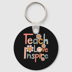 Chaveiro De Volta às Aulas Ensine Amor Inspire Professores