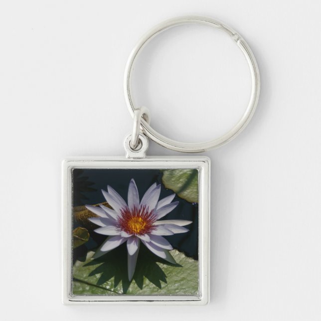 Chaveiro de Waterlily White Lotus (Frente)