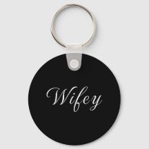 Chaveiro de WIFEY para noiva de casamento e nova e