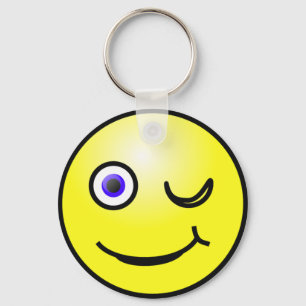 Chaveiro de Winking Face Feliz