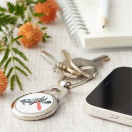 Chaveiro de Wolf Metal de Cartoon Animado