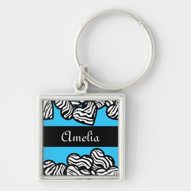 Chaveiro de zebra (Frente)