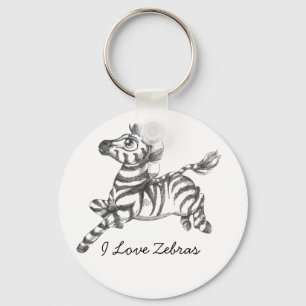 Chaveiro de Zebra Cuja