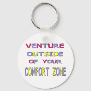 Chaveiro de zona de conforto (branco)