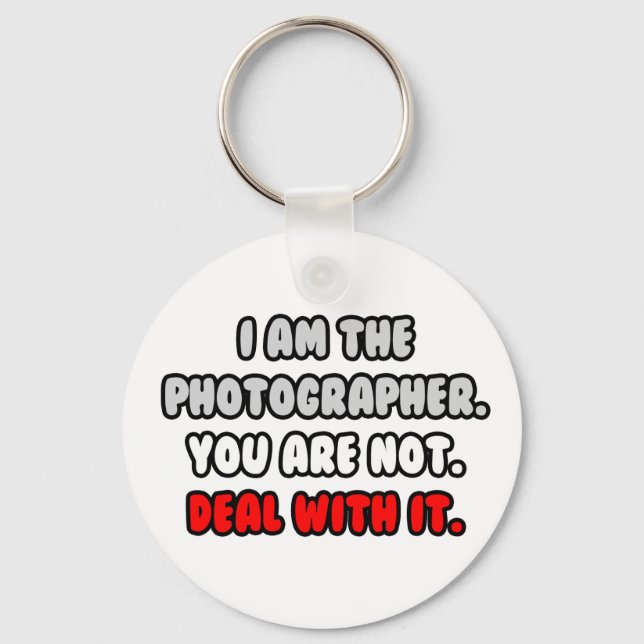 Chaveiro Deal With It ... Funny Photographer (Frente)