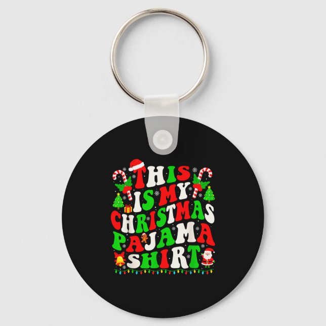 Chaveiro Dear Santa I Can Explain Funny Christmas Kids Men  (Frente)