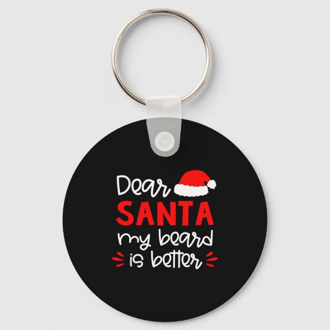Chaveiro Dear Santa Shirt Funny Matching Family Christmas P (Frente)