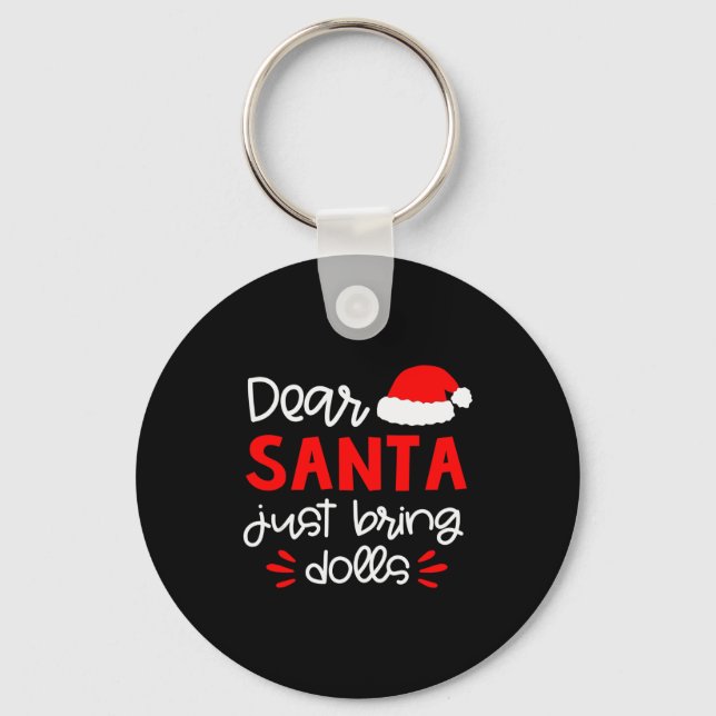 Chaveiro Dear Santa Shirt Funny Matching Family Christmas P (Frente)