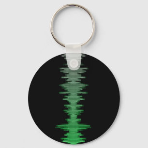 Chaveiro Decibels Sound Wave Green