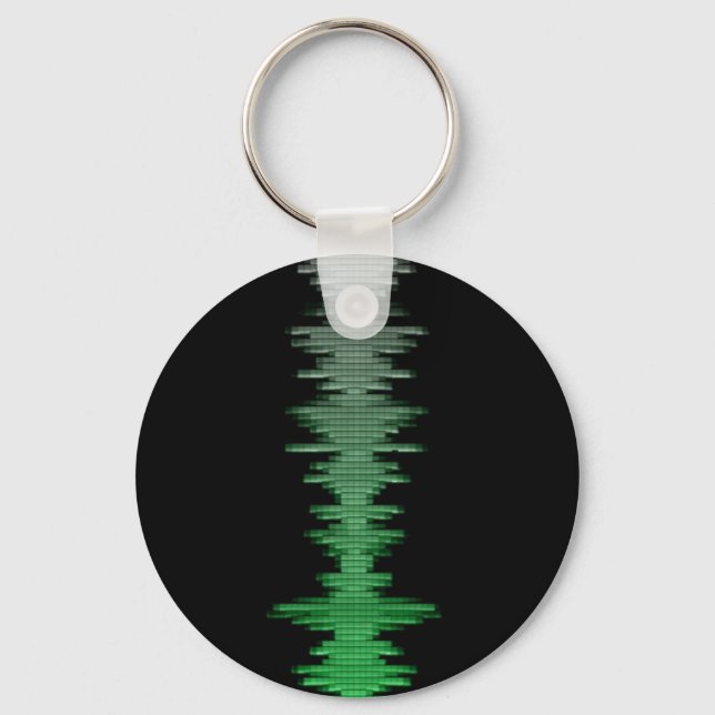 Chaveiro Decibels Sound Wave Green (Frente)