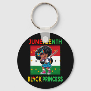 Chaveiro Décima Junta Afro Melanin Dabbing Girl Princess Af