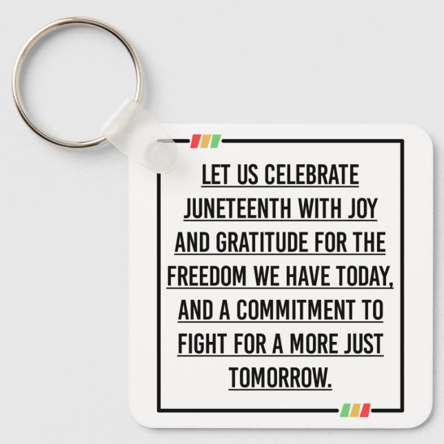 Chaveiro Décima Sétima Citações, Liberdade da Afro-American (Frente)