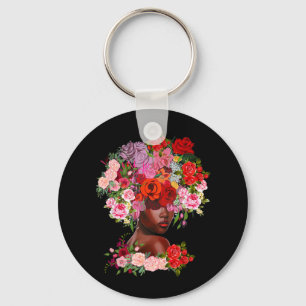 Chaveiro Décima Sétima Mulheres Flores Histórias Negras Dro