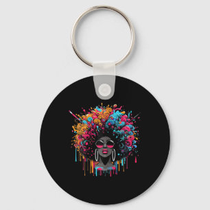 Chaveiro Décima Sétima Negra Rainha Afro-Africana Melanina