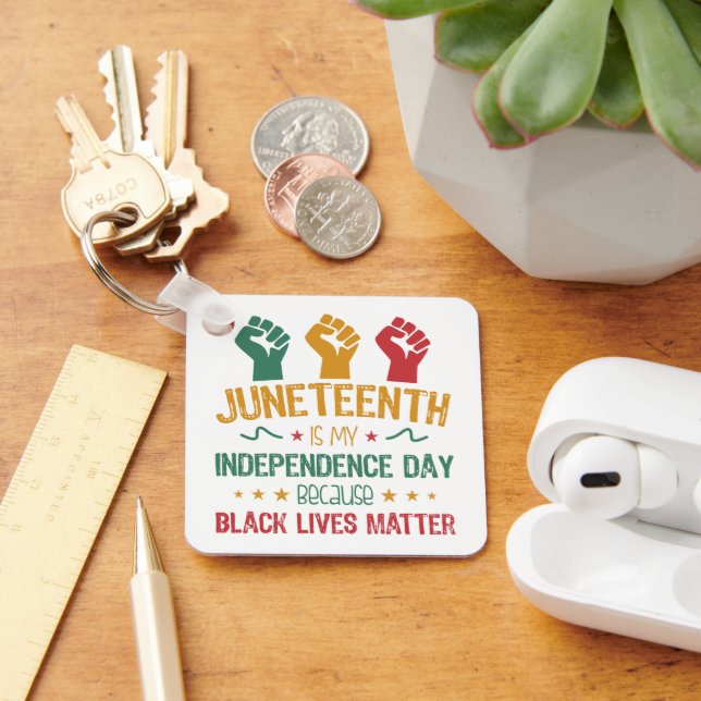 Chaveiro Décimo Junho é o Dia da Independência Afro-America (Mesa)